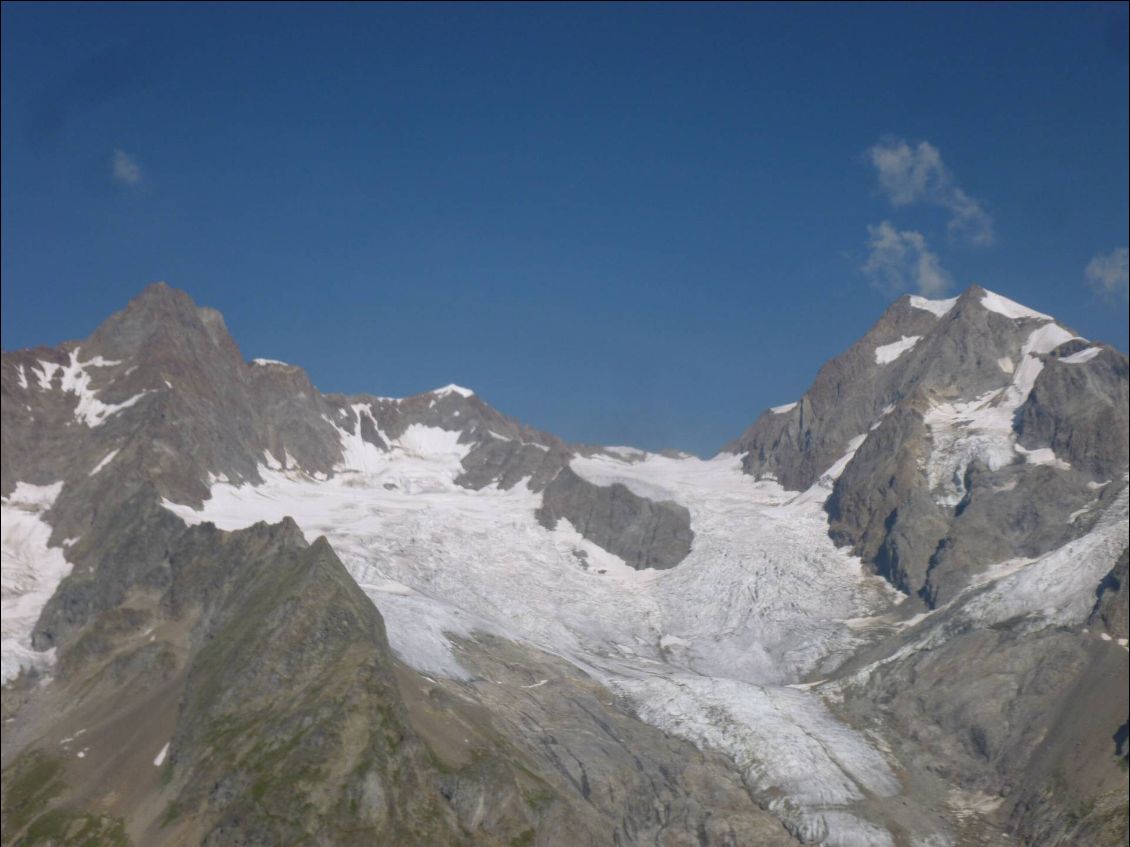 Glacier de Miage : voie normale italienne du Mont Blanc