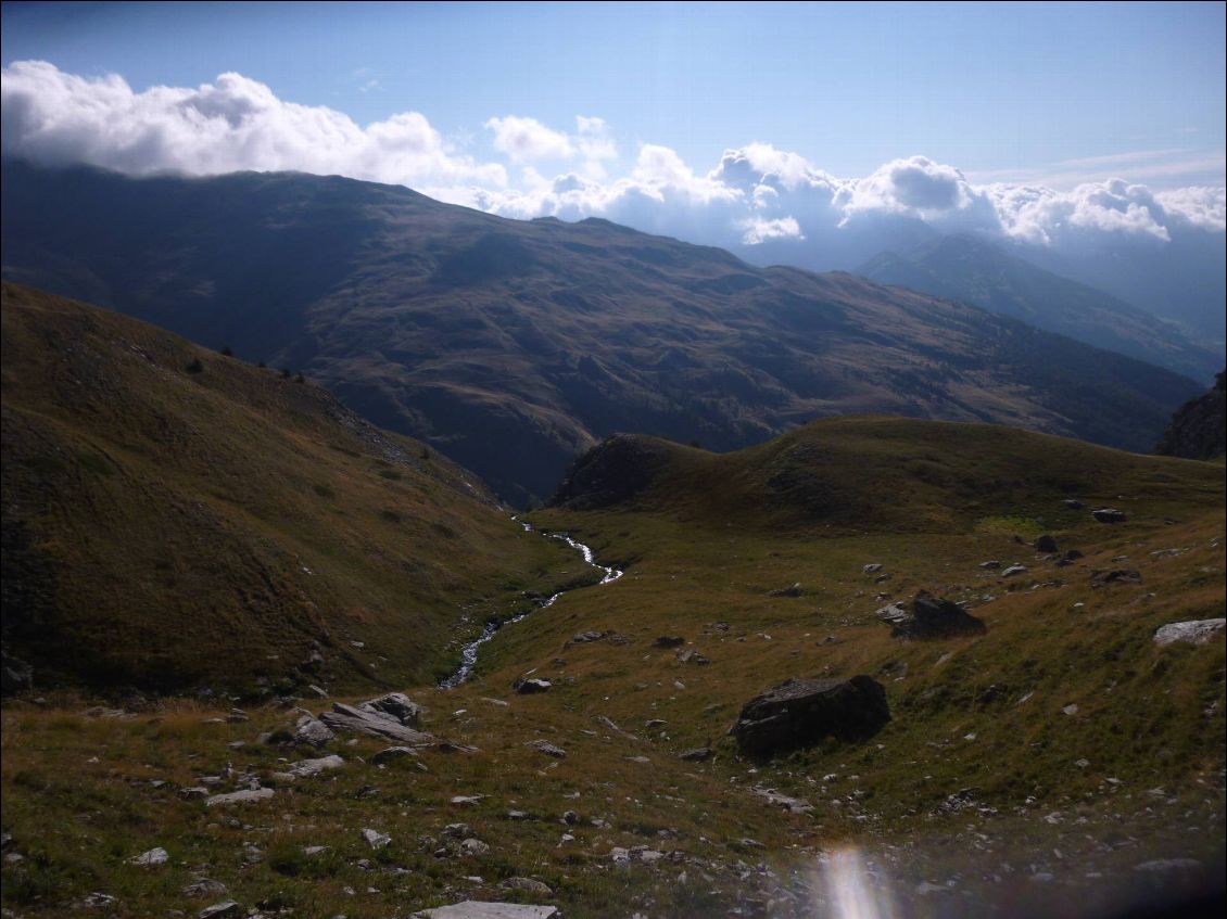 Le torrent issu des lacs