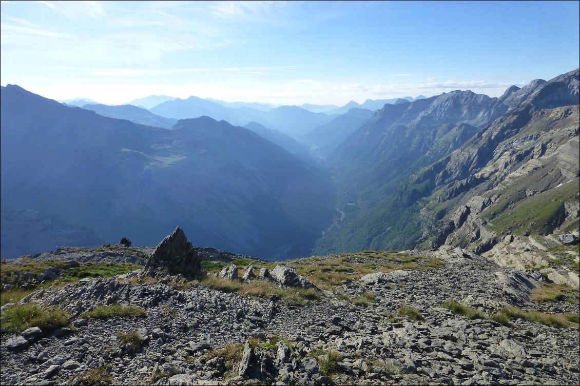 Au balcon de Pineta la vallée de Bielsa