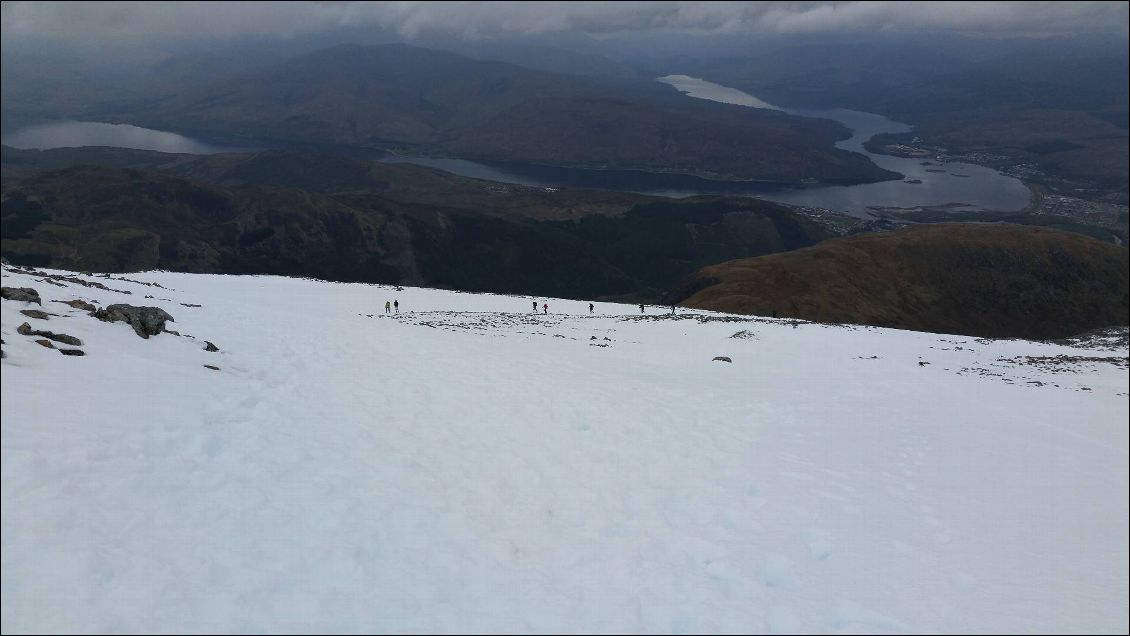 Tout en bas, le Loch Linnhe,