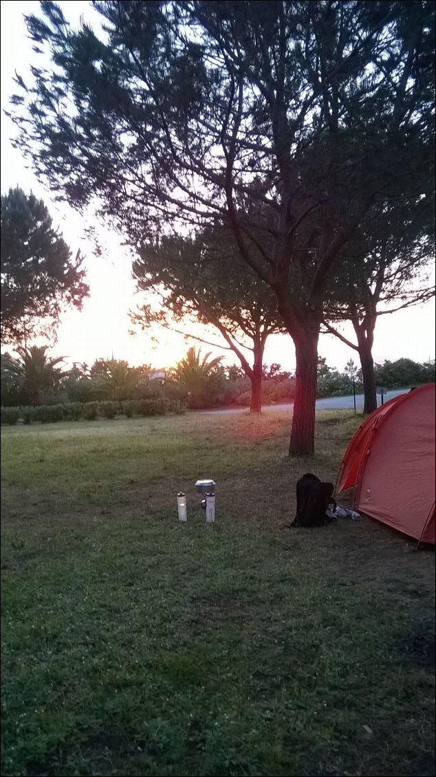 petit matin au camping
