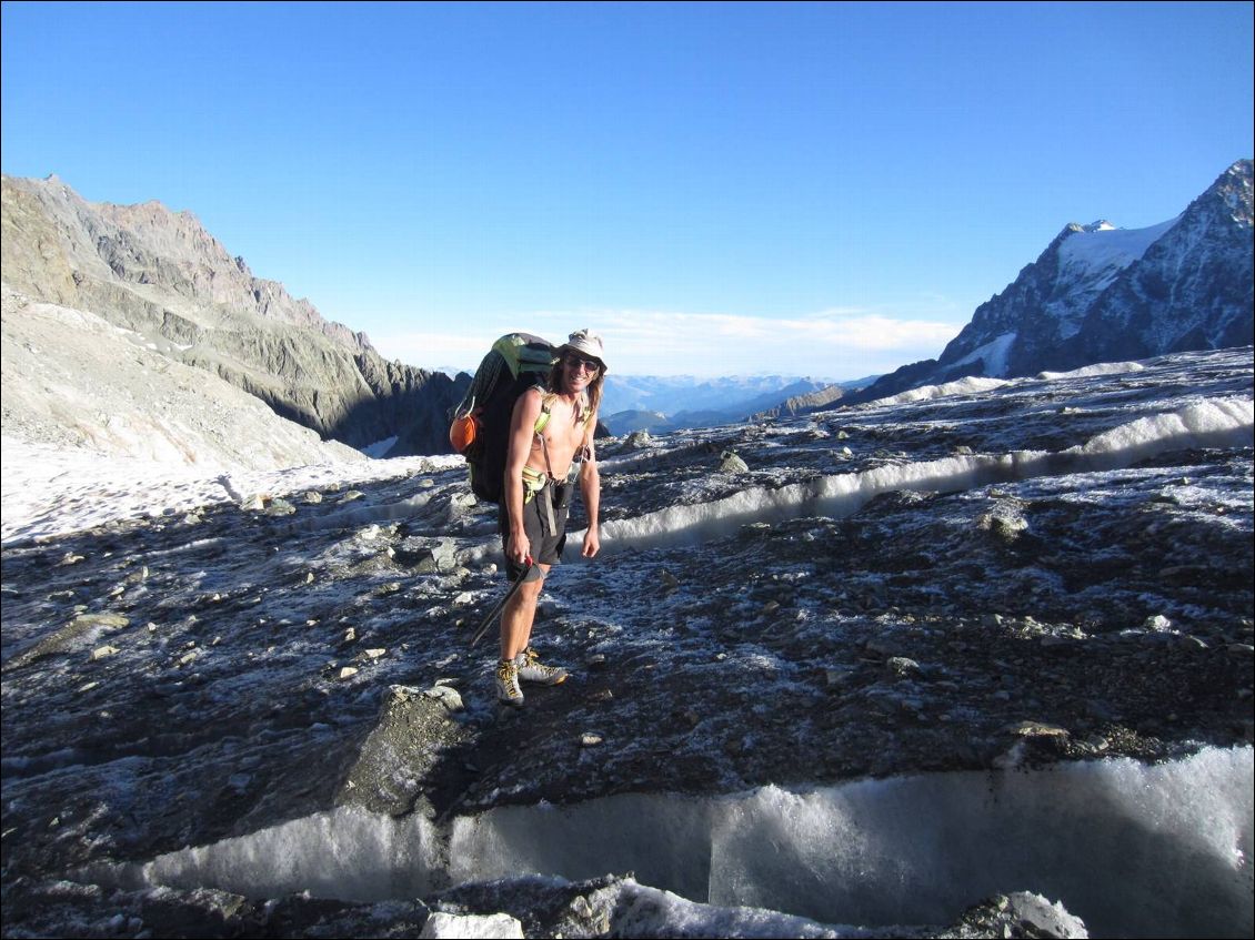 Début du glacier