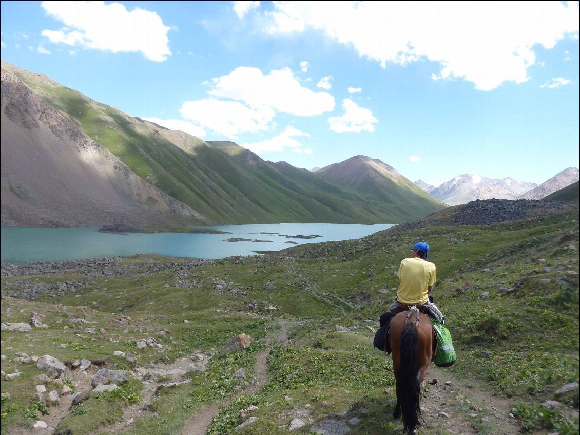 Arrivée au lac de Kol ükök