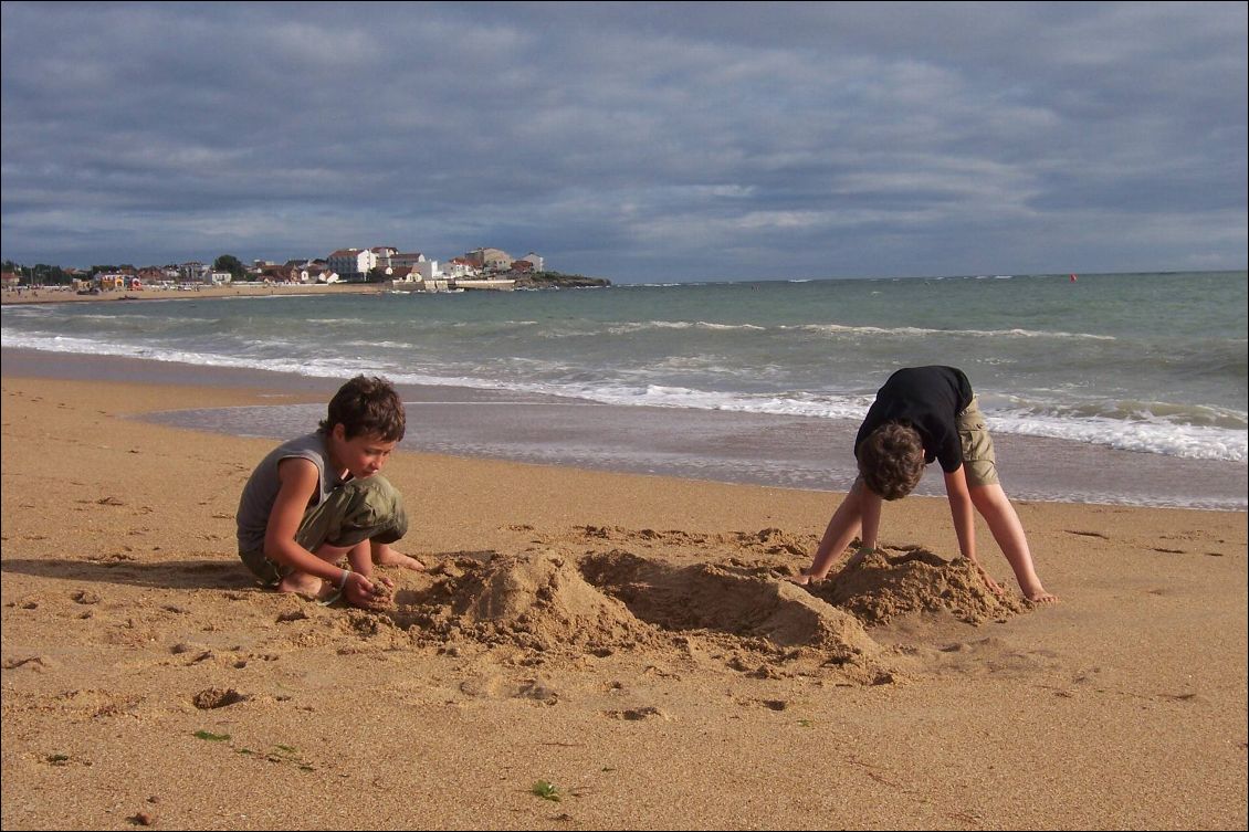 plage à coté du camping