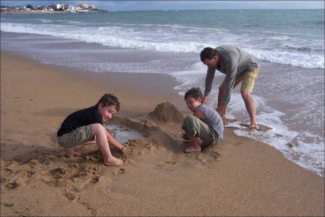 plage à coté du camping