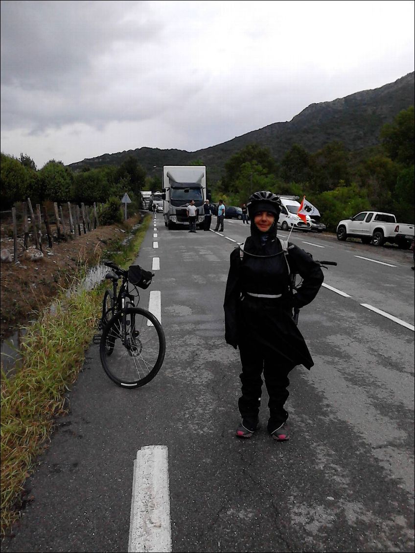 inondation les routes sont barrées sur Ponté Leccia jusque Bastia