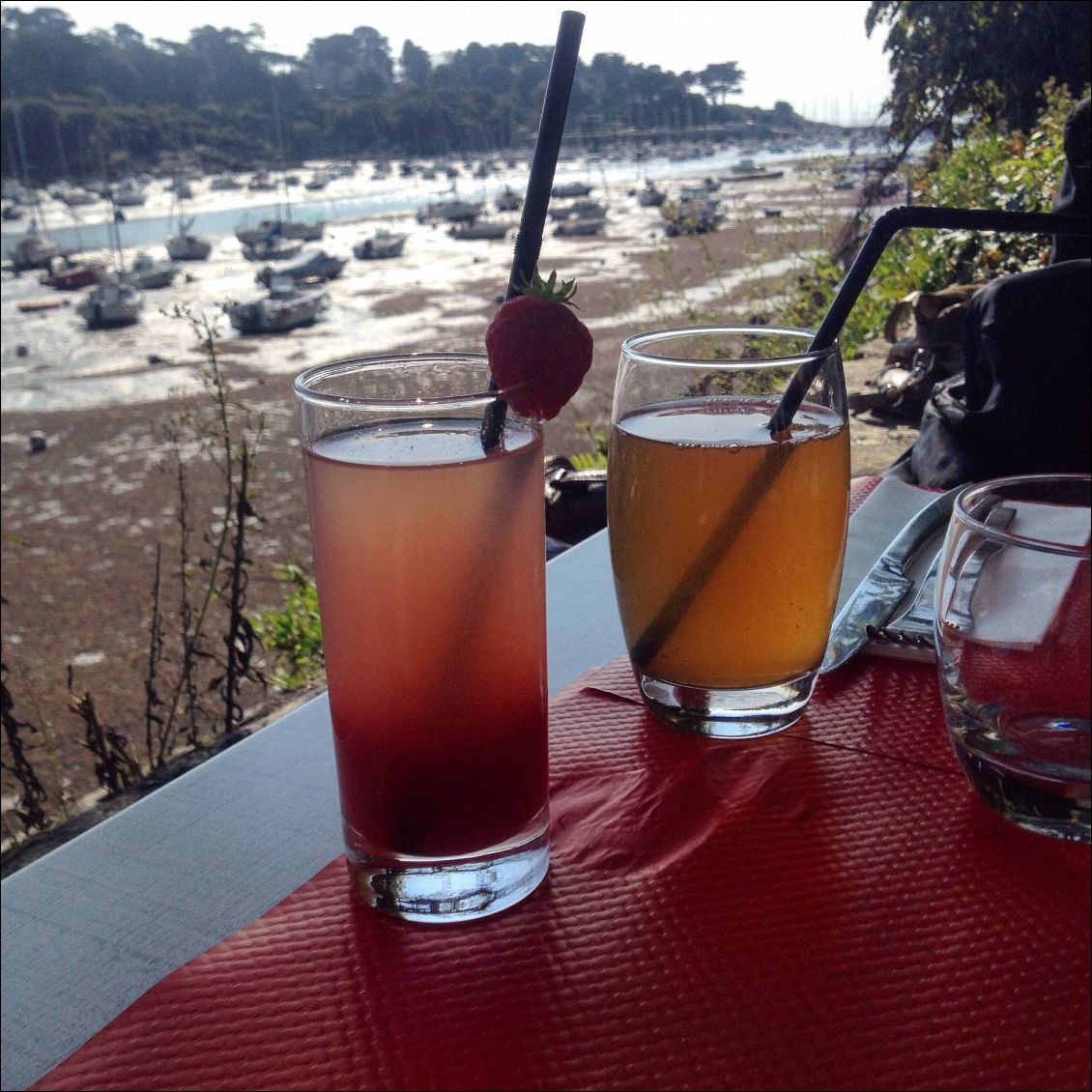 Cocktail à base de fraises pour moi. What else?!