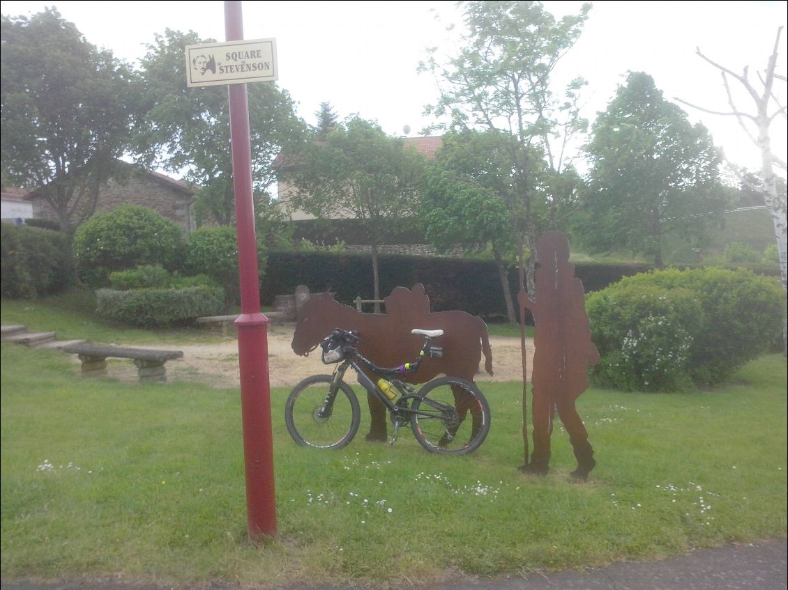 Pause à Langogne.