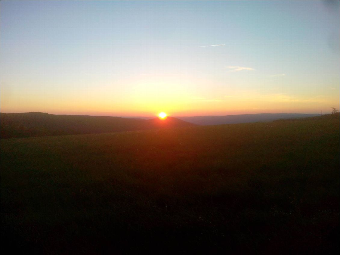 21h20 à la station du Mont Lozère