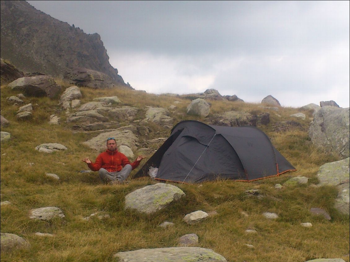 Un bivouac zen , a moi que se soit le vin du refuge !