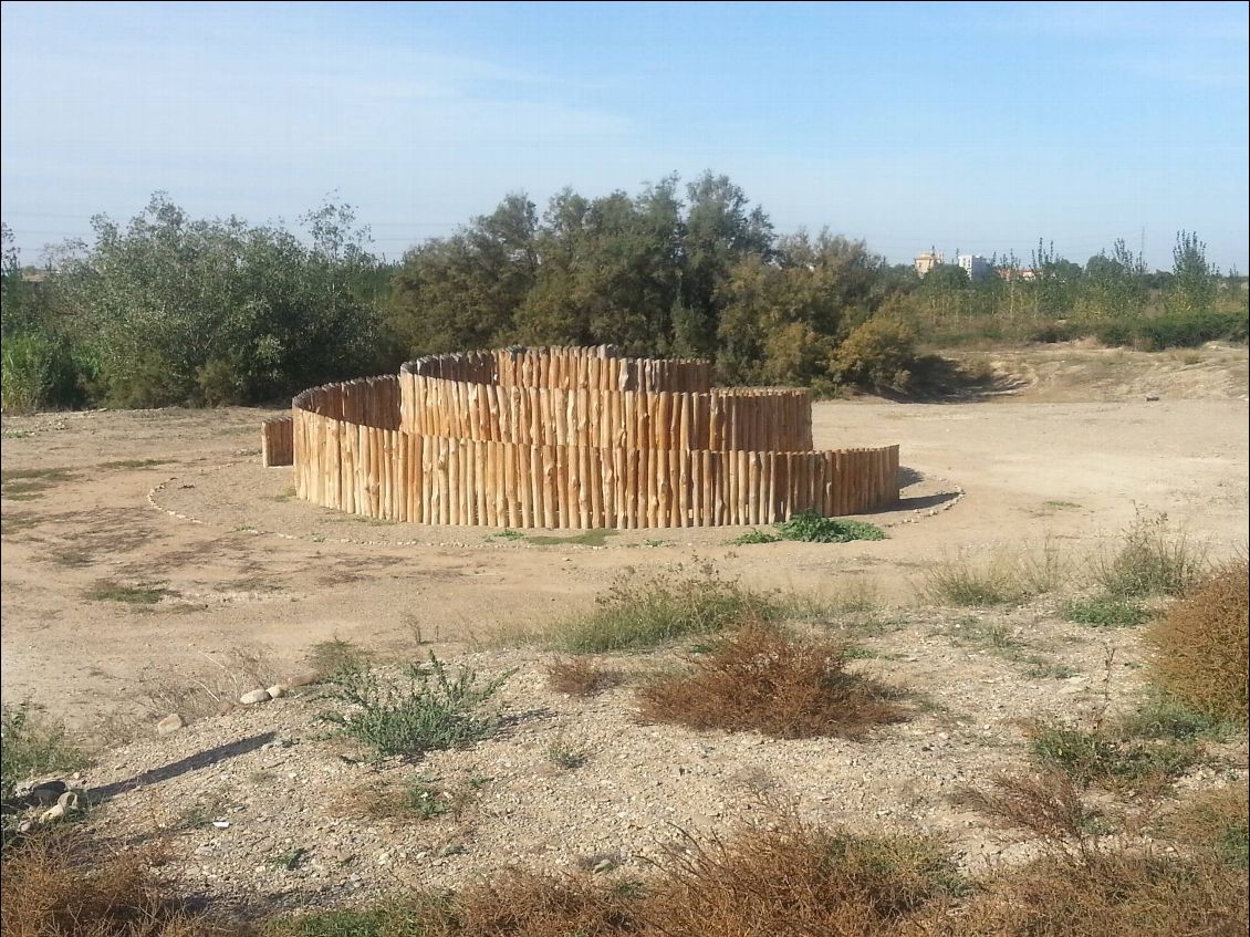 Land art dans la vallée de l'Ebre