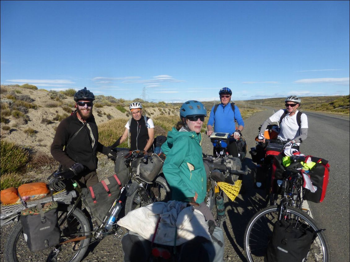 Rencontre avec nos premiers cyclos-voyageurs venant du sud