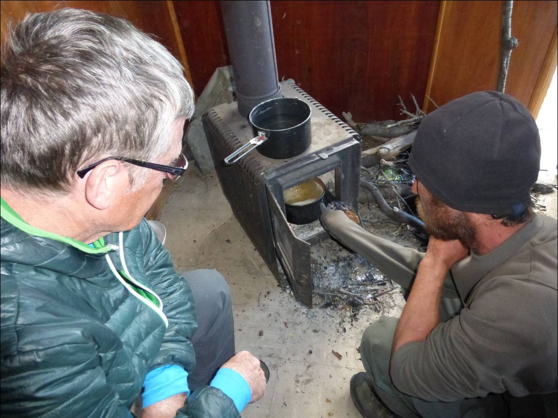 Le poële de la petite cabane