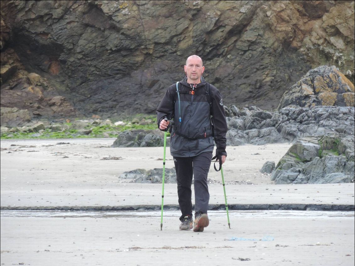 J'arrive à la fin de mon périple. Je suis en baie de Saint Brieuc aux alentours de Hillion.