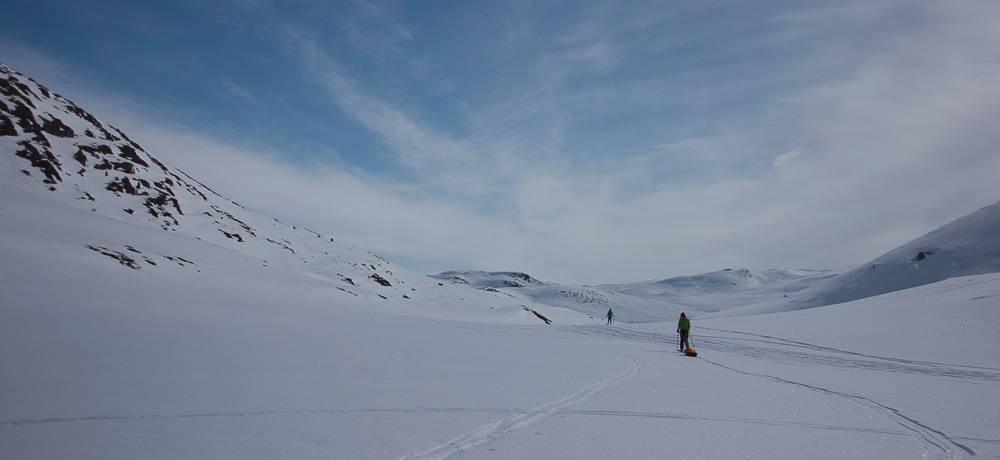 au dessus du lac de Tyin