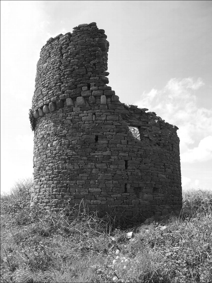 Un "très" vieux moulin. Enfin ce qu'il en reste.