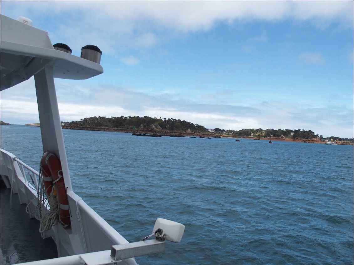 EN route vers l'île de Bréhat.