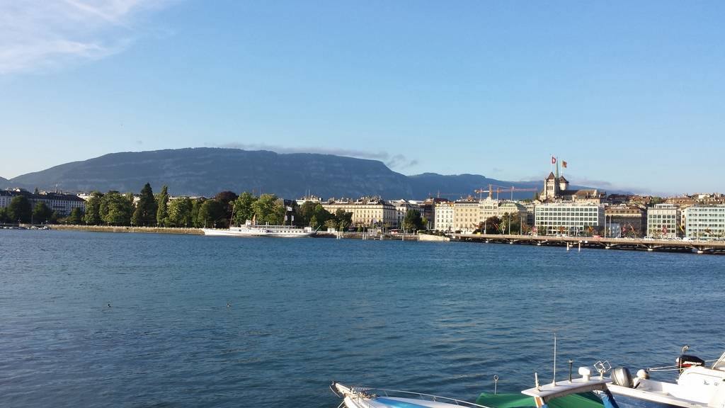 Genève. Quai du Mont-Blanc