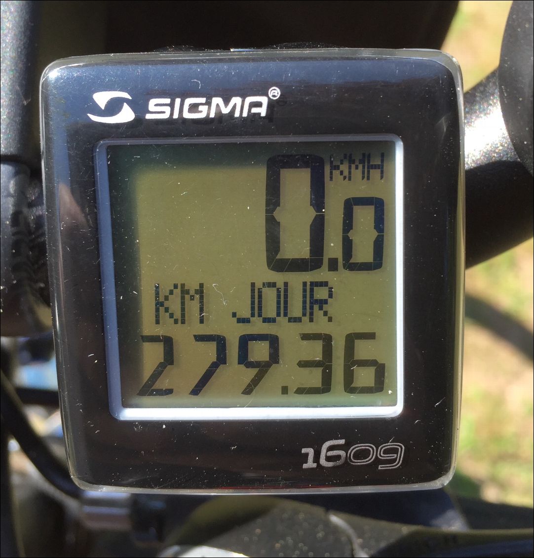 Km jour 279 - 187 soit 92 km