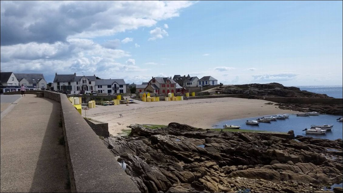 Plage St-Michel après la pause