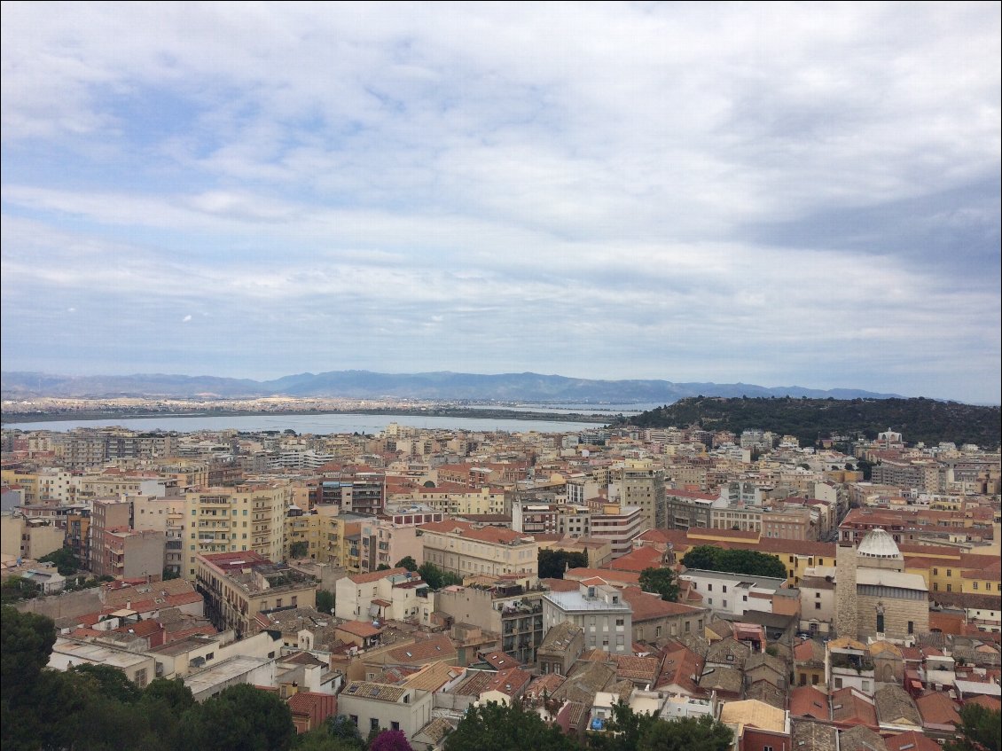 Cagliari vue de la vieille ville