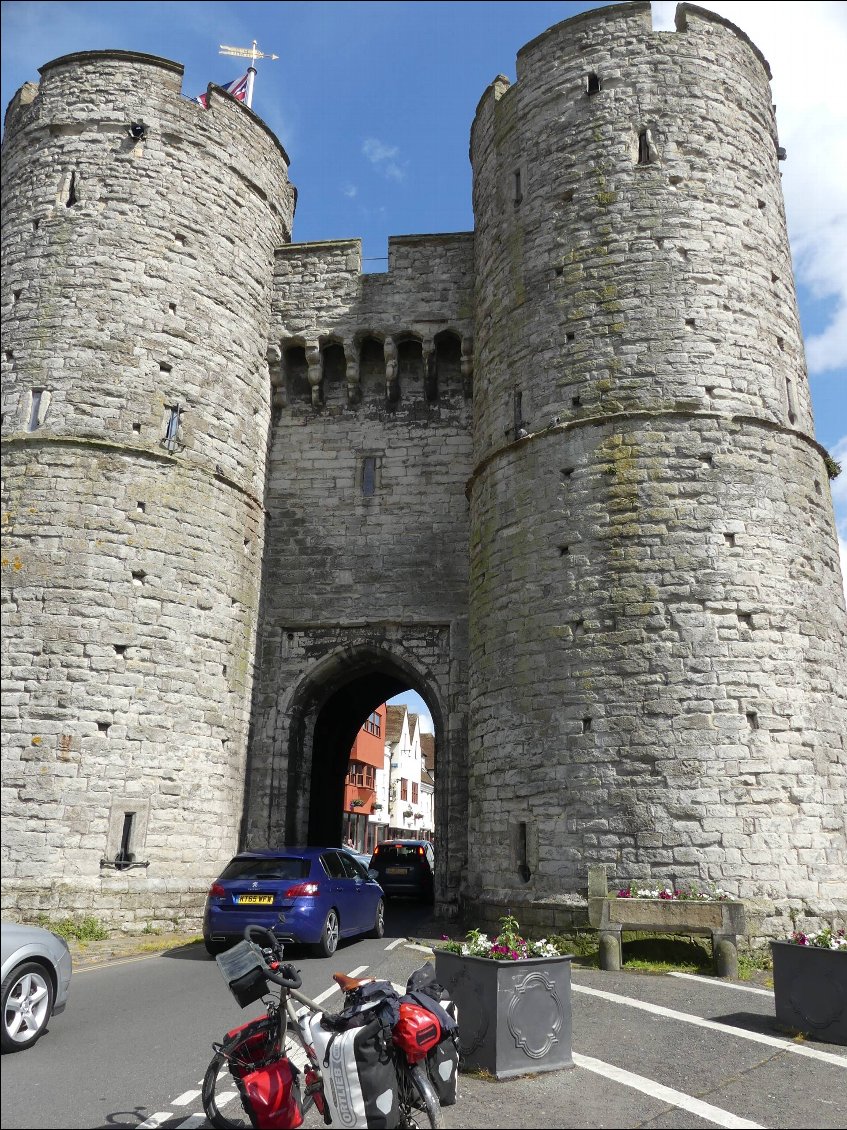 arrivée à Canterbury