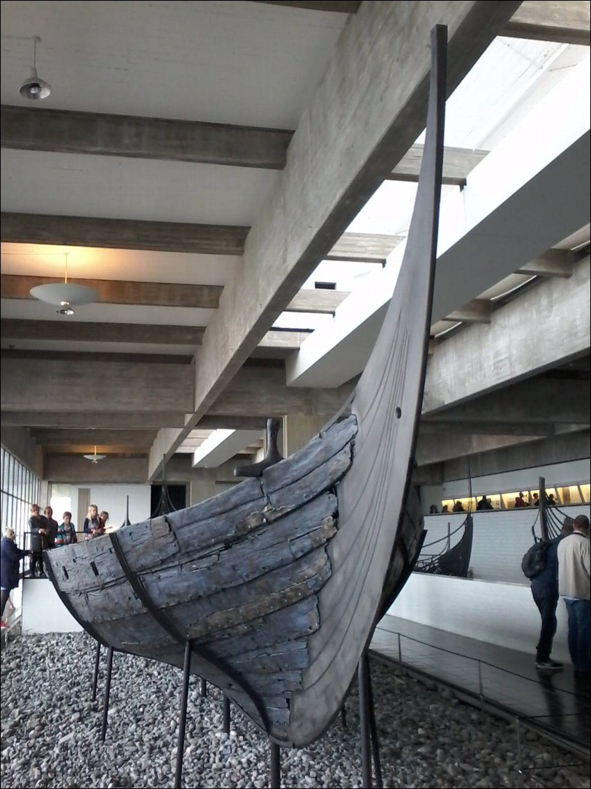 Les 5 épaves présentées avaient été coulées volontairement autrefois, afin de fermer l'accès à un des chenaux du fjord de Roskilde.