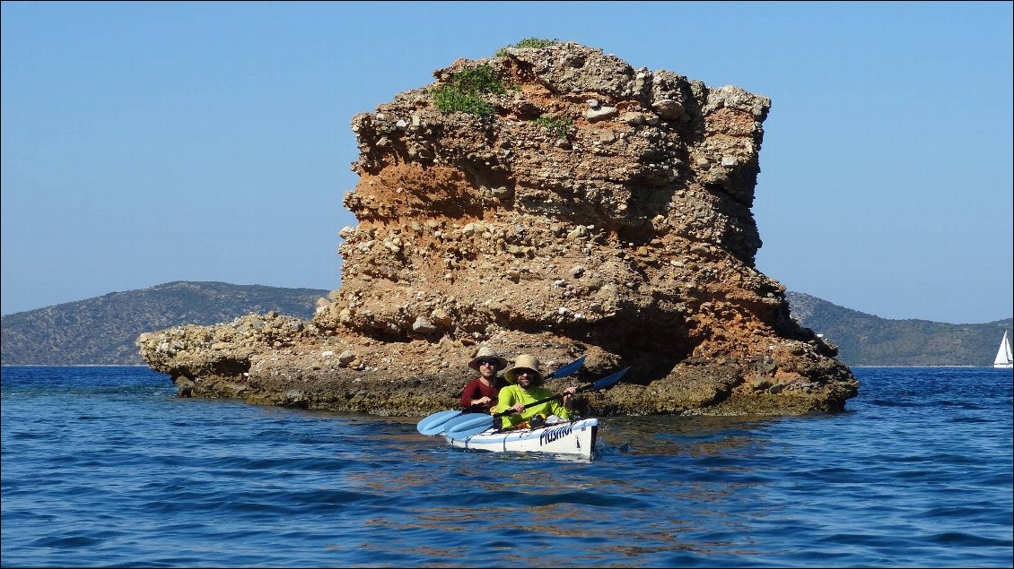 Côte sud d'Alonissos, étape de fin d'aprèm avec les jolies lumières.