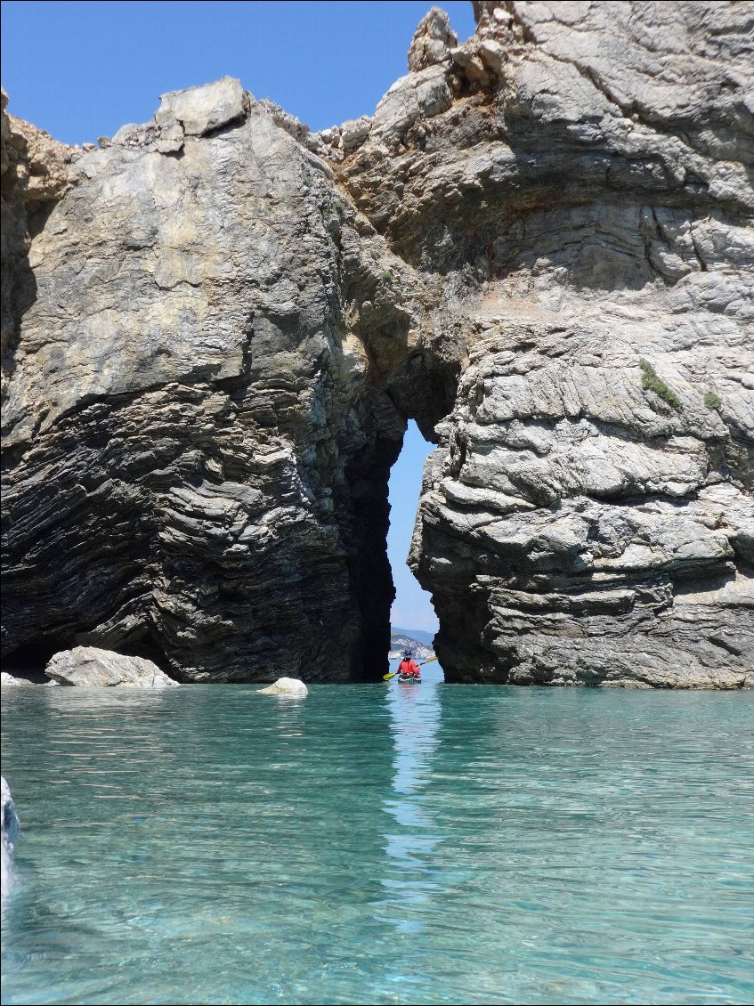 En direction de la ville de Skopelos