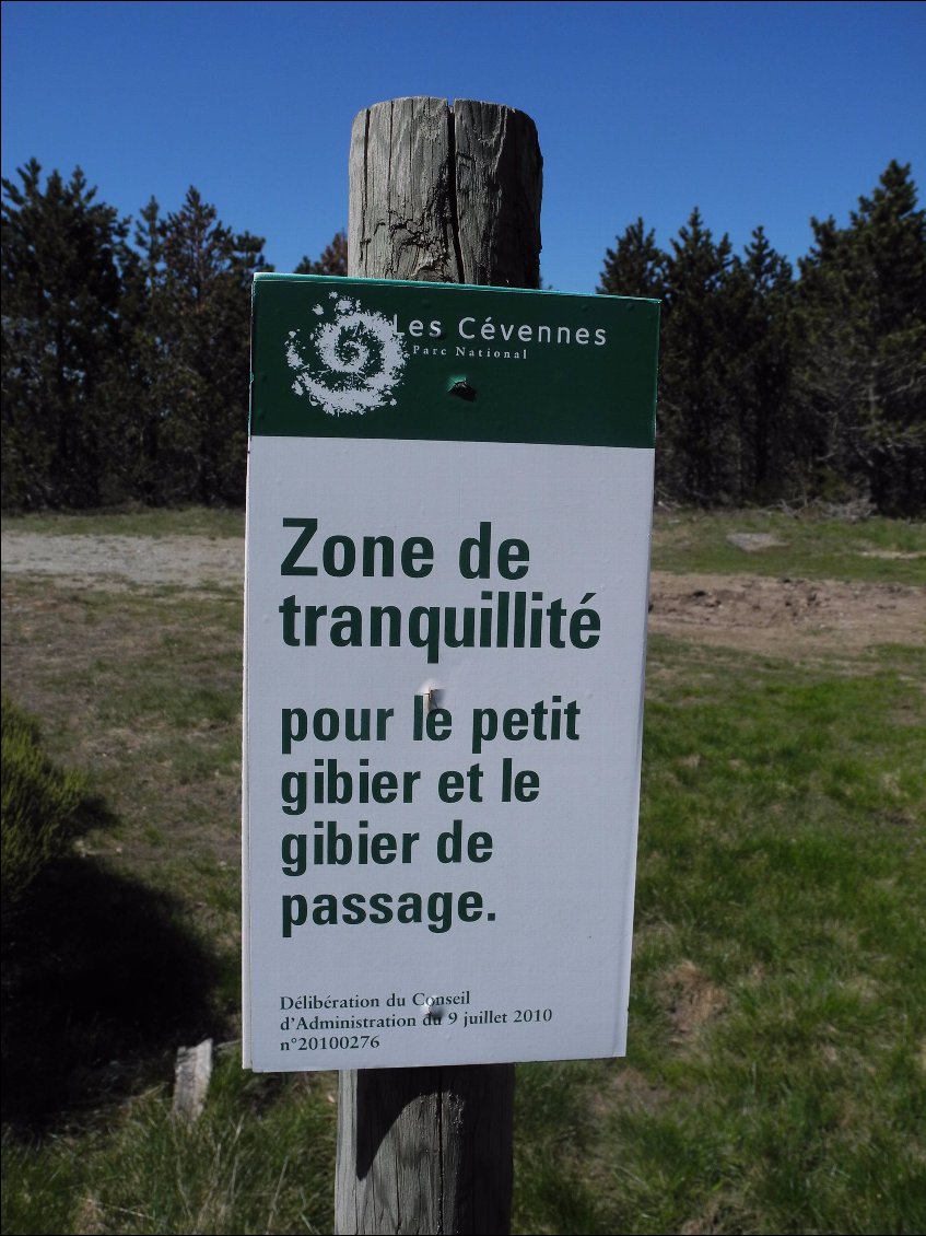 Faire passer le mot... Tranquillité pour le randonneur aussi!