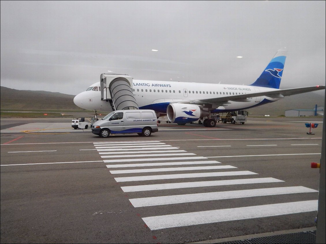 Le coucou qui fait les allers-retours entre Copenhague (DK) et VAGAR