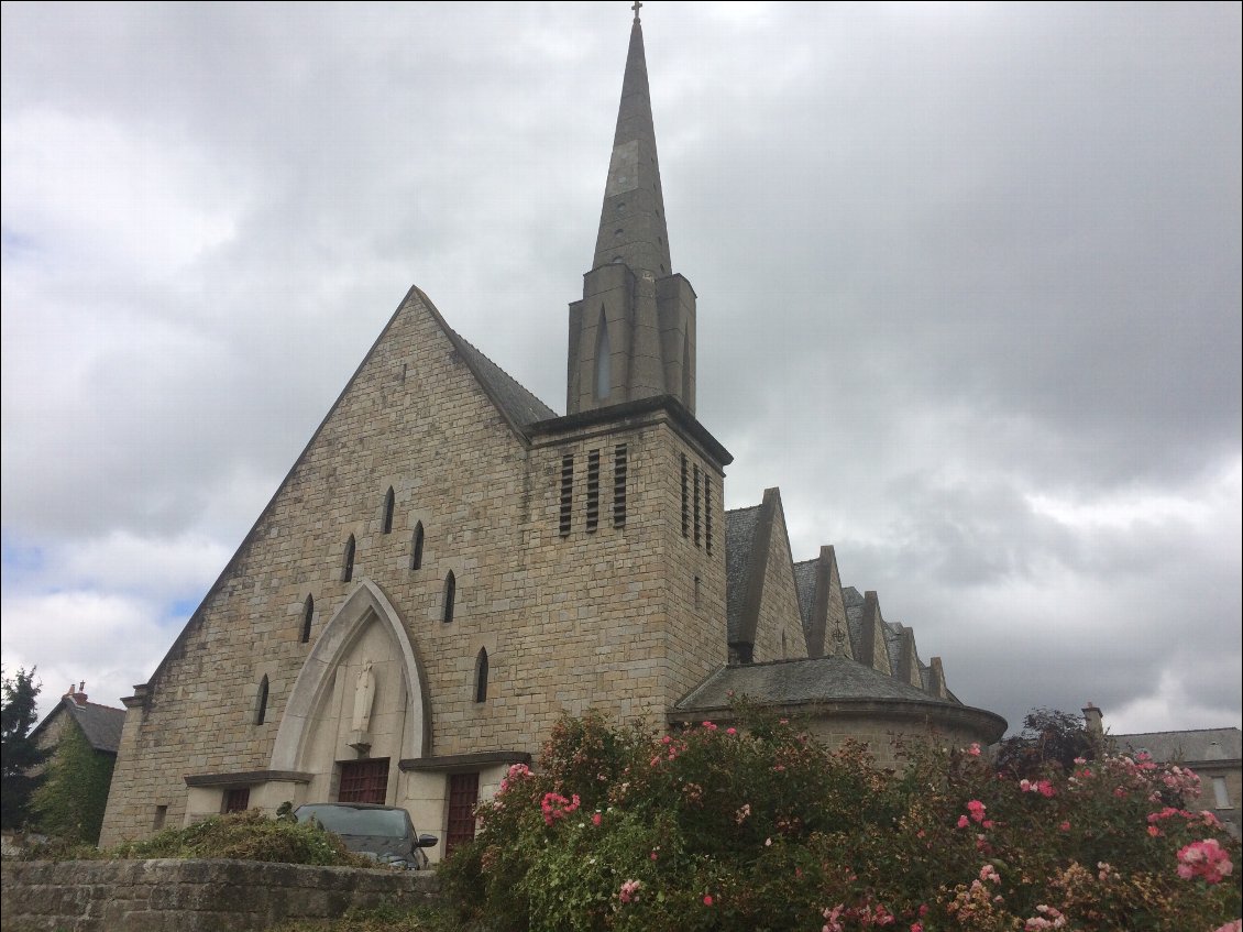 Arrêt à Renne face à cette magnifique église!