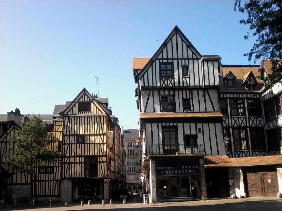 Les rues du vieux Rouen