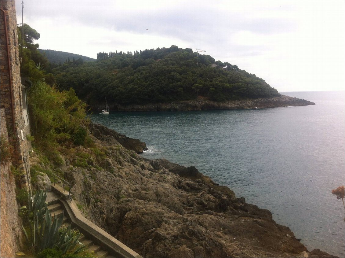 Vue du camping de Lerici