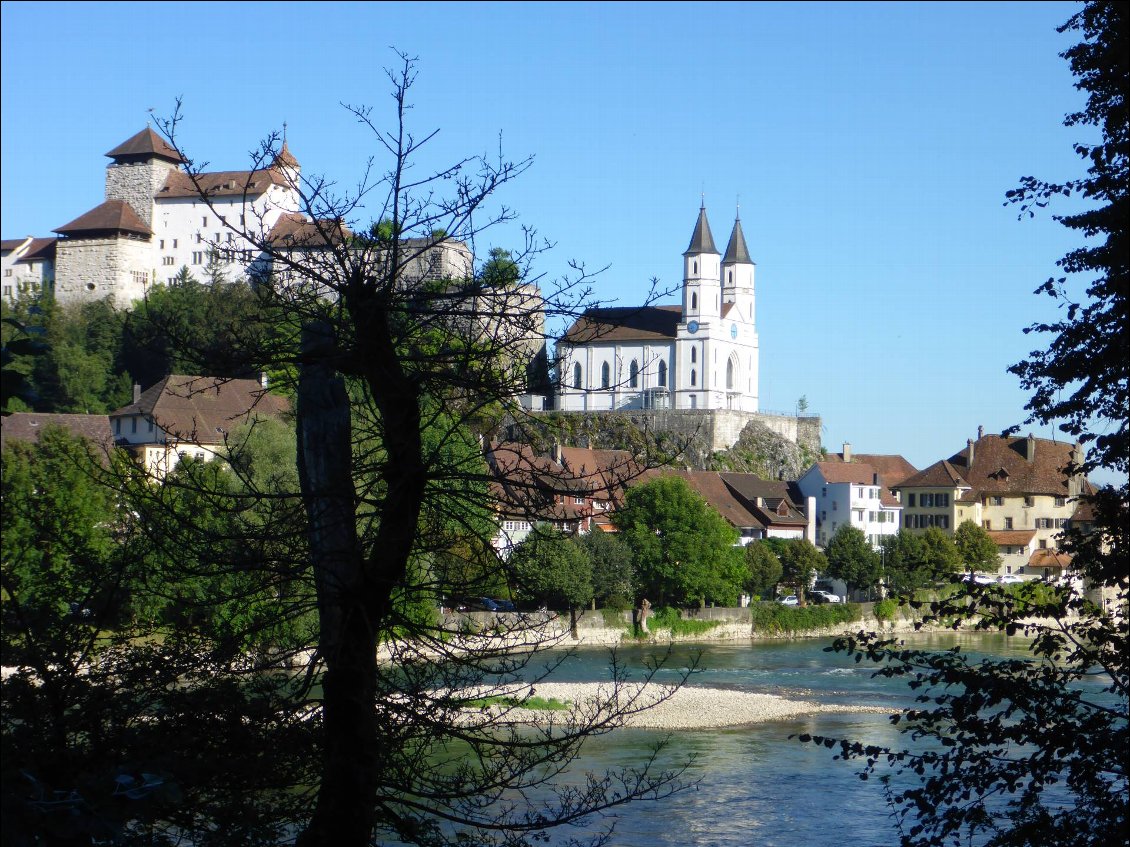 Aarburg, ville étape pour cette deuxième journée