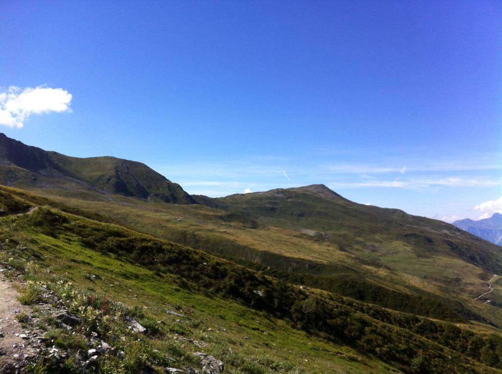 montée vers le col de Mille