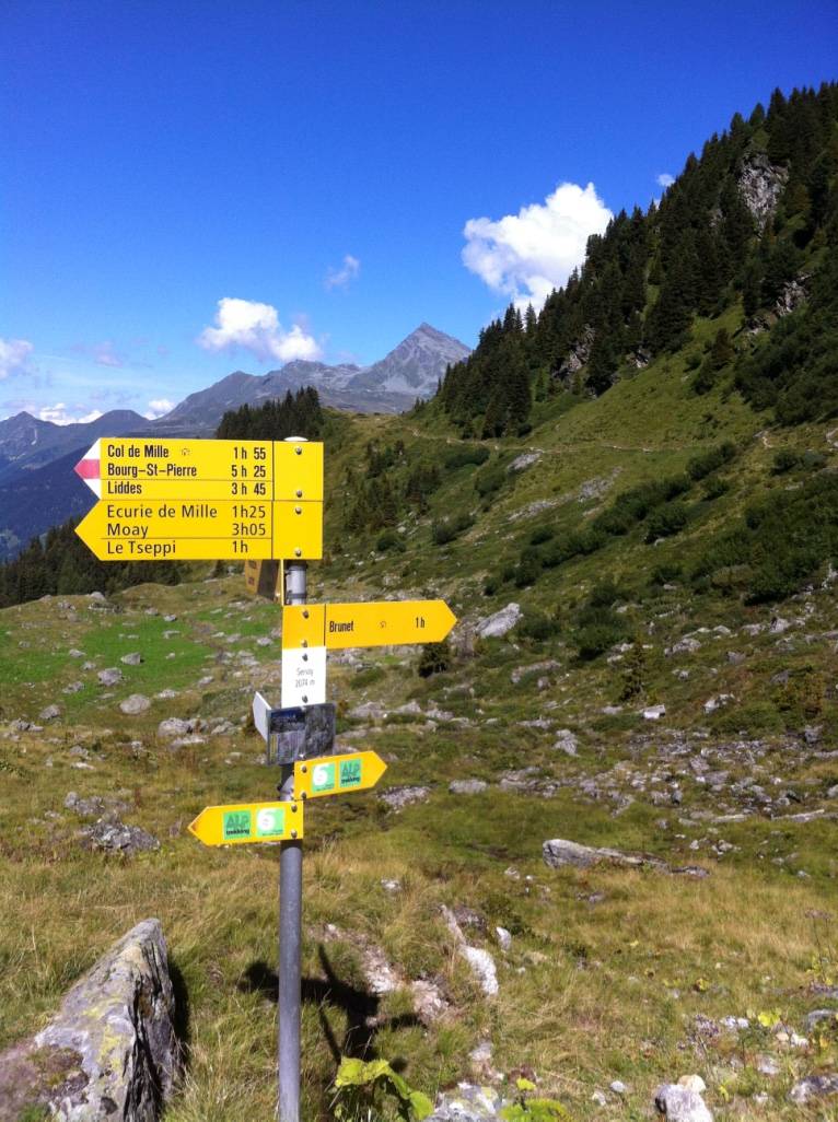 le col de mille est encore loin