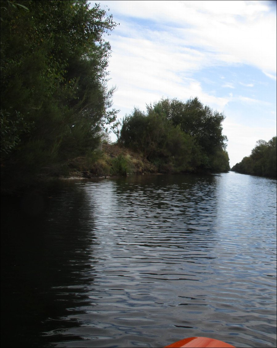 En avant sur le canal des Etangs