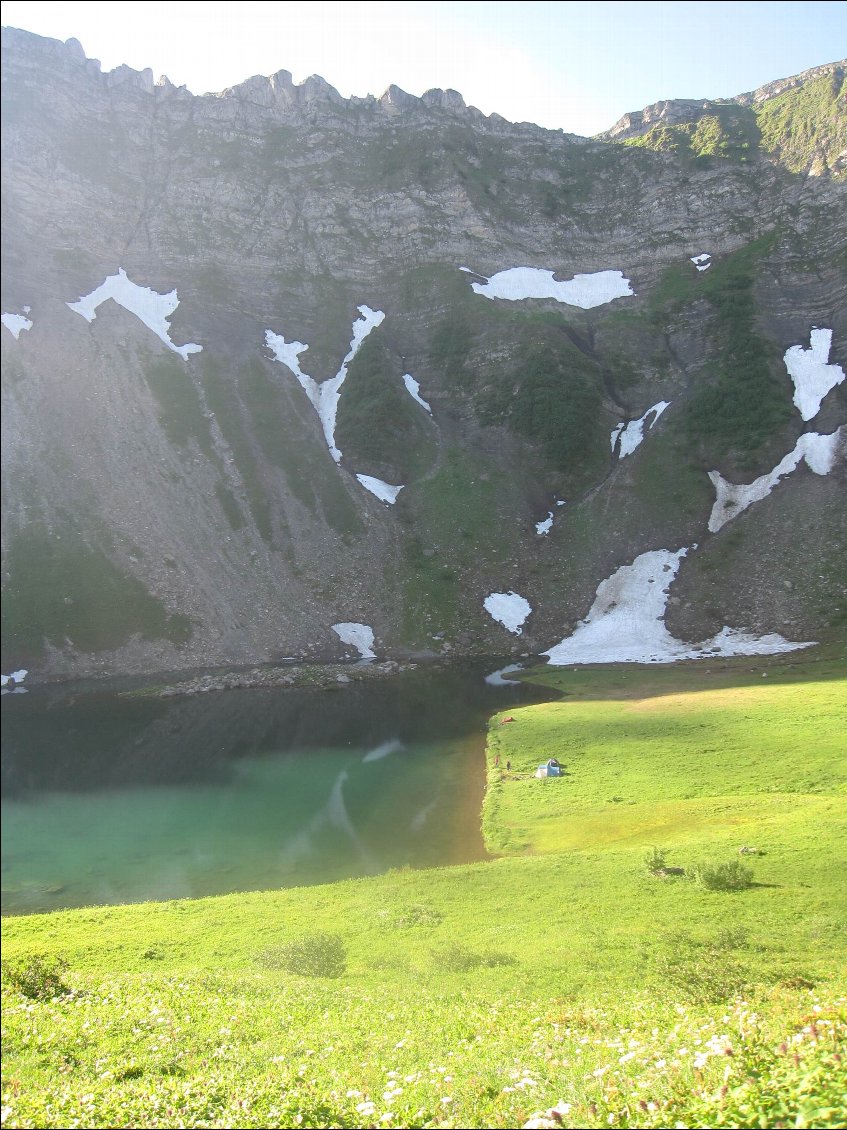 Le Lac de Tavaneuse. 1er bivouac solo...