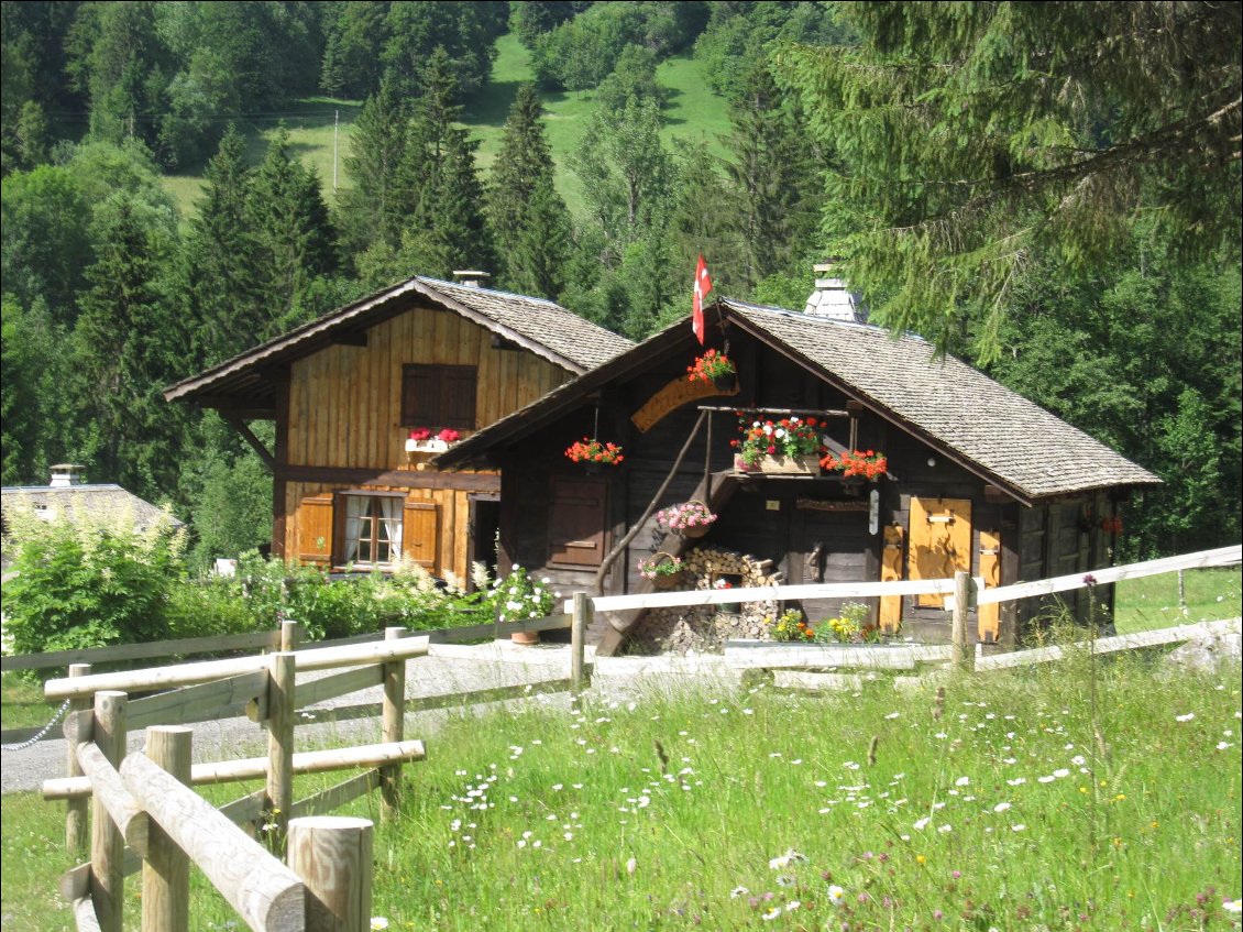 Le hameau de la Mouillette.