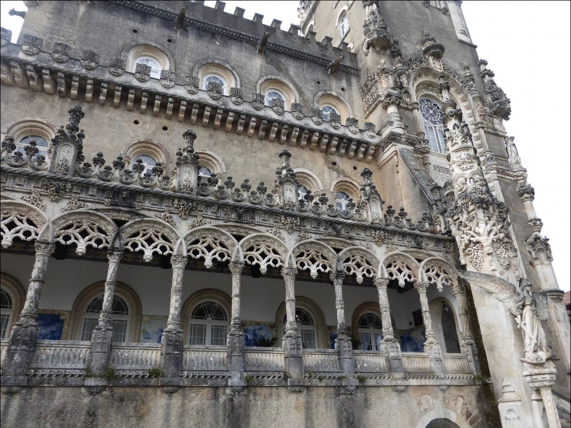 Le palais, transformé en hotel