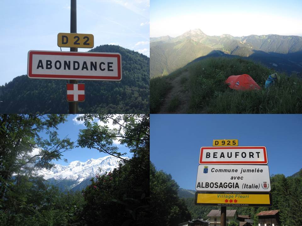 Traverser des vallées, gravir des montagnes, admirer les paysages, bivouaquer au milieu de nulle part,  manger du fromage : elle est pas belle la vie!!!