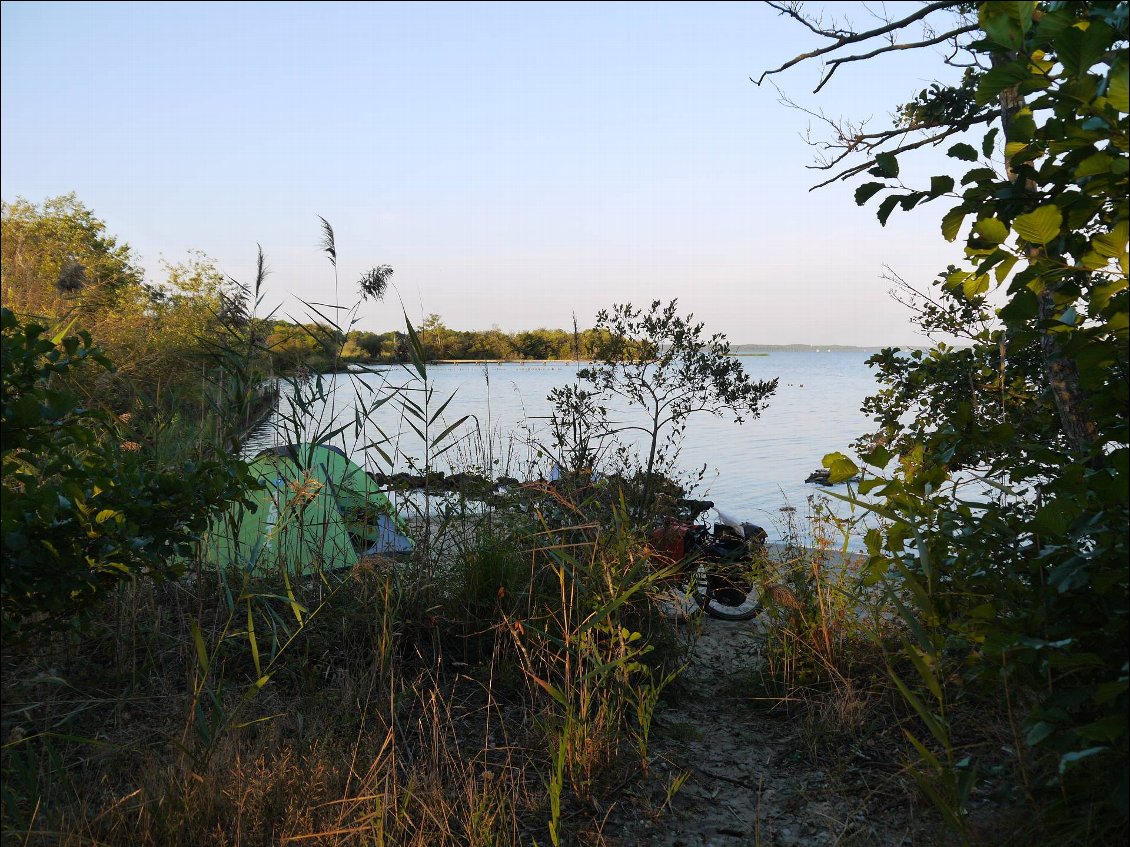 coin de rêve pour bivouac