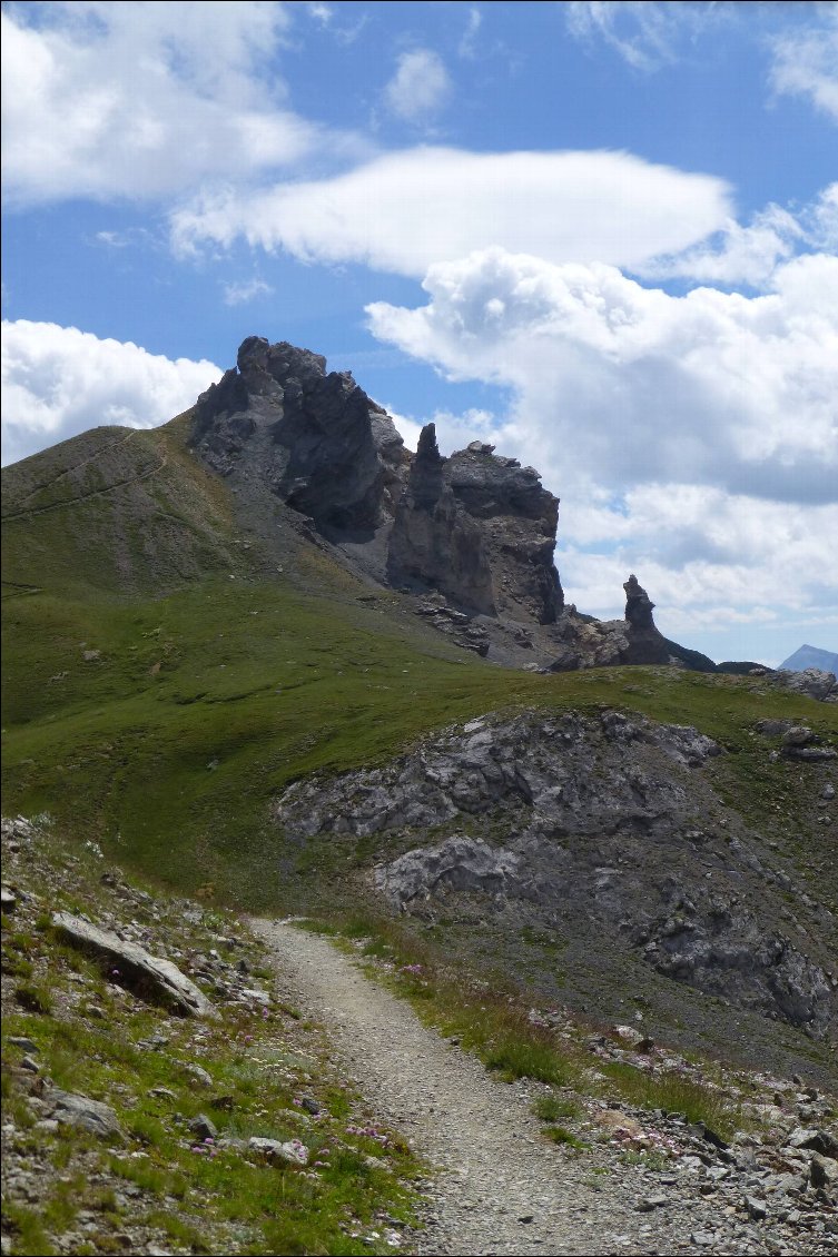 passage près des Aiguilles de Tortisse