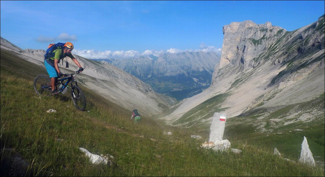 Qui a dit que le Dévoluy ce n'était pas fait pour le VTT ?