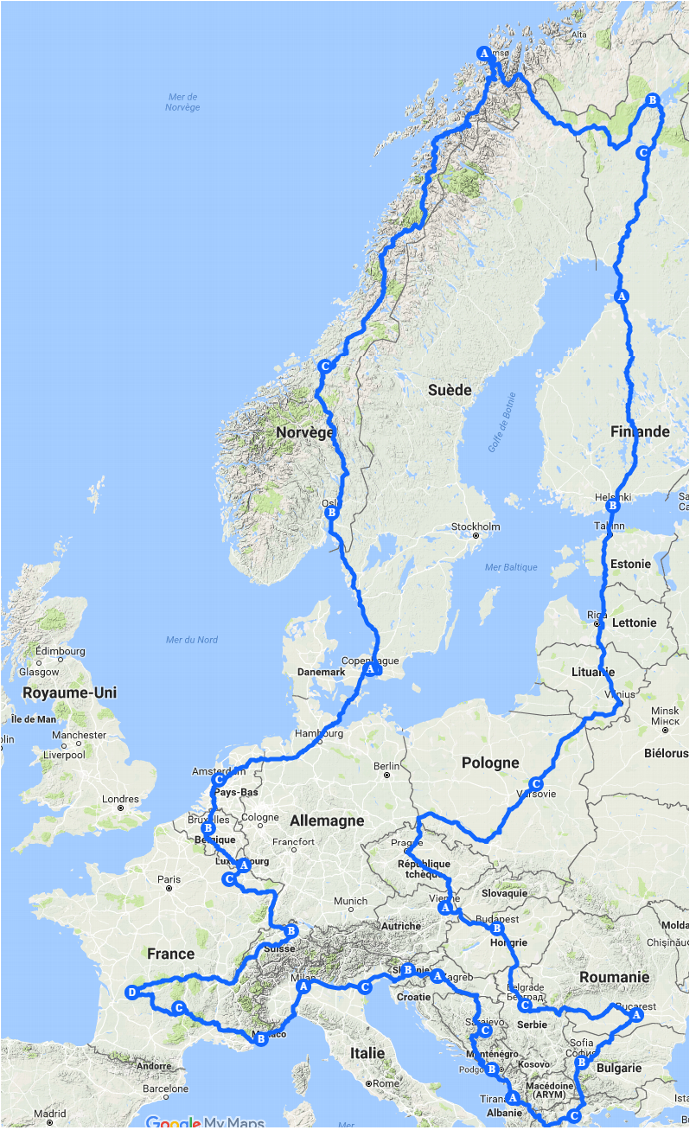 Couverture de Tour d Europe à vélo 13 000 kms contre la Sclérose en Plaques
