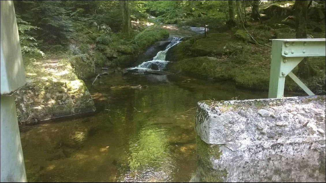 Dans la montagne Noire une des sources du canal du Midi