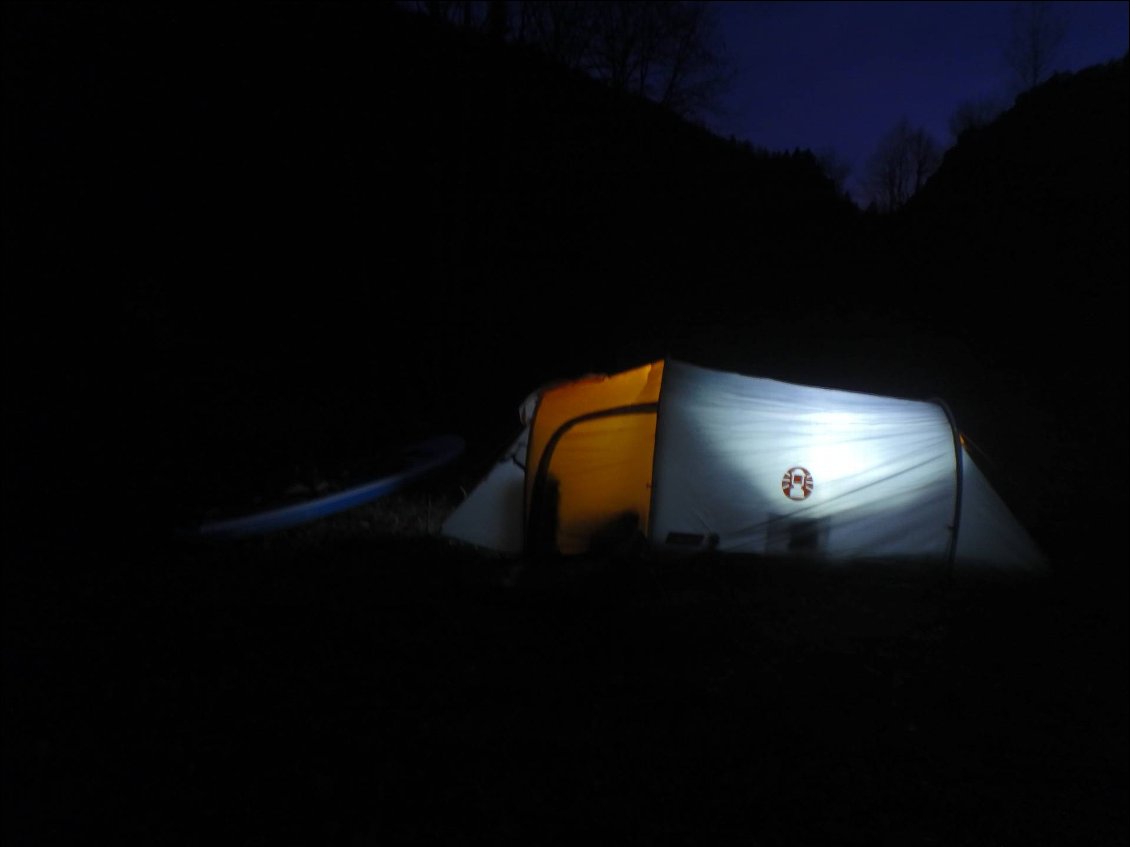 Bivouac au Pas de Soucy.