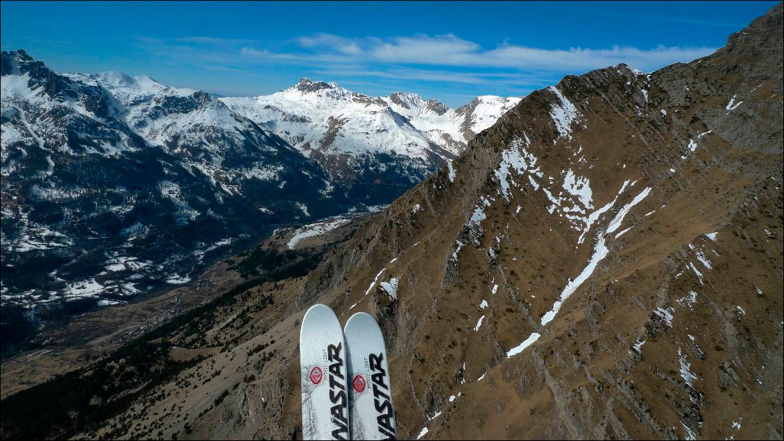 Mes skis se seraient ennuyés sur ces faces sud dégarnies :-)