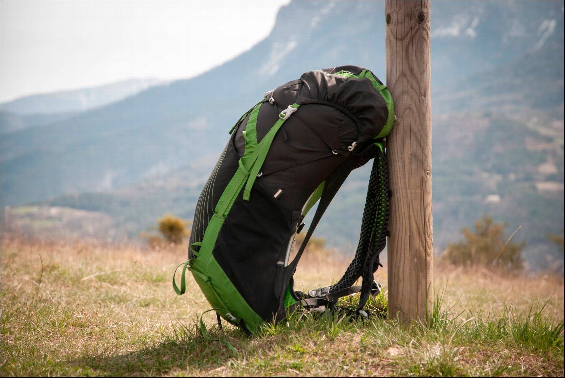 L'interstice entre le filet tendu et le sac est bien prononcé, pour le bonheur du dos !